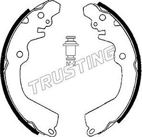 Тормозные колодки Trusting. Артикул 064.167