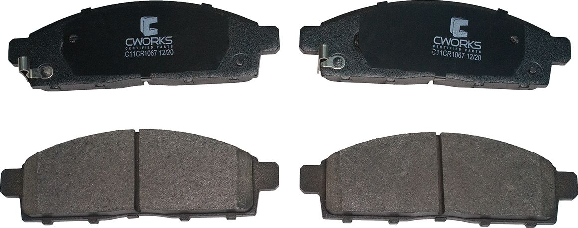 Тормозные колодки Cworks передние для Fiat Fullback I 2016-2026. Артикул C11CR1067