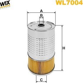 Масляный фильтр WIX Filters. Артикул WL7004