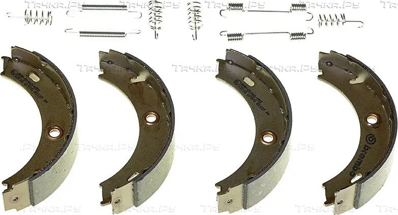 Тормозные колодки (стояночная тормозная система) Brembo ESSENTIAL LINE. Артикул S 50 512