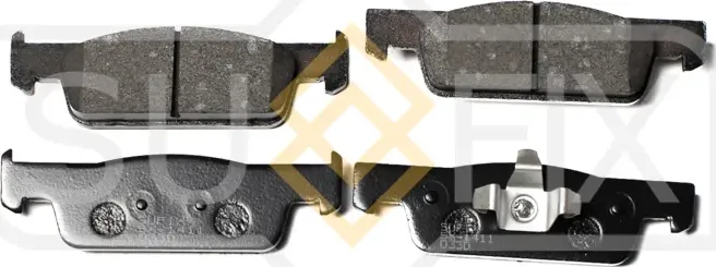 Колодки тормозные дисковые передние правые/левые RENAULT CLIO IV (BH) 2012 (Sufix). Артикул SX1411