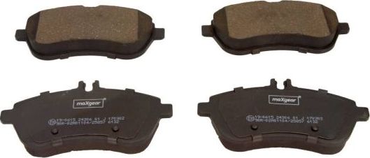 Тормозные колодки MaXgear. Артикул 19-0615