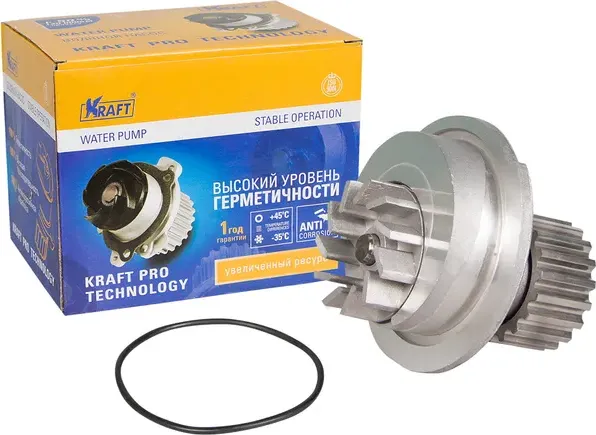 Насос водяной CHEVROLET LACETTI 04- 1.4/1.6 16V (Kraft) Kraft. Артикул KT059356