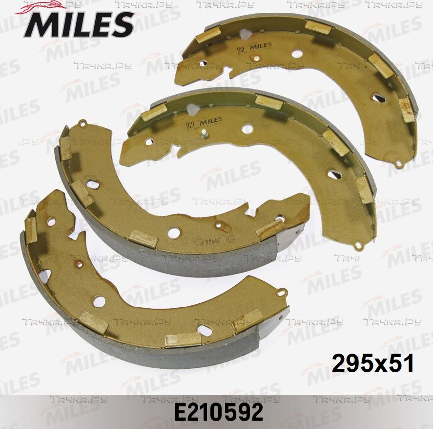 Тормозные колодки Miles для Isuzu D-Max II 2012-2020. Артикул E210592