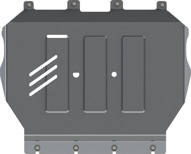 Защита алюминиевая Шериф (4 мм) для картера Mercedes-Benz GLC-Класс 2015-2022. Артикул 13.3245