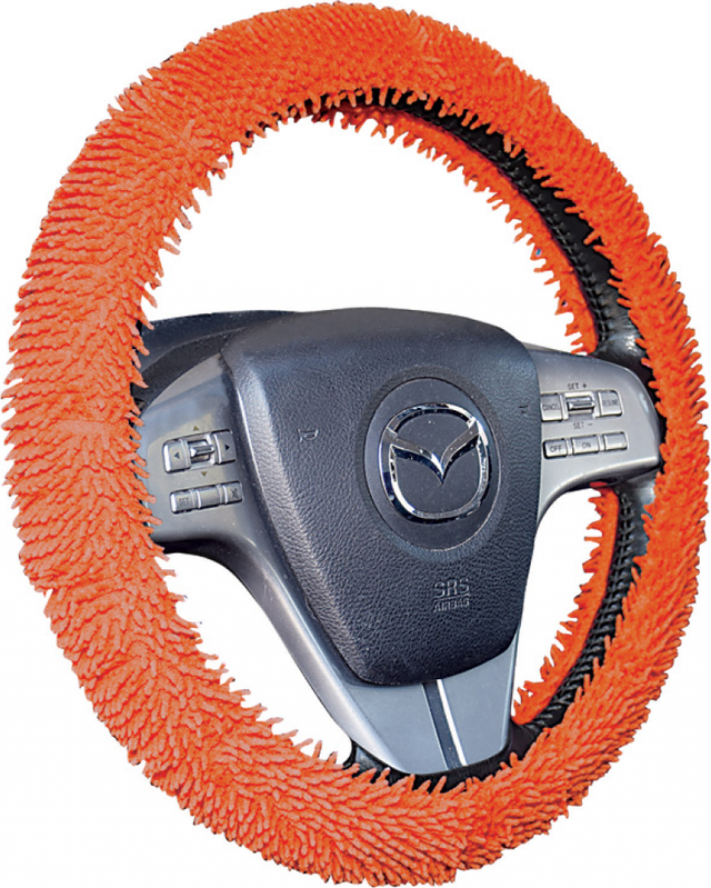 Оплётка на руль Hadar Rosen Fantasy (размер M, трикотаж, цвет ОРАНЖЕВЫЙ). Артикул 30275