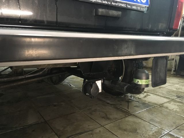 Фаркоп Tavials (Лидер-Плюс) (разборной) для ВАЗ 21214 4х4 (в т.ч. Urban) 1977-2026. Артикул T-VAZ-40H