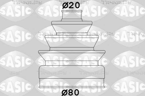 Пыльник ШРУСа наружный Sasic для Citroen Xantia I 1993-2003. Артикул 2933833