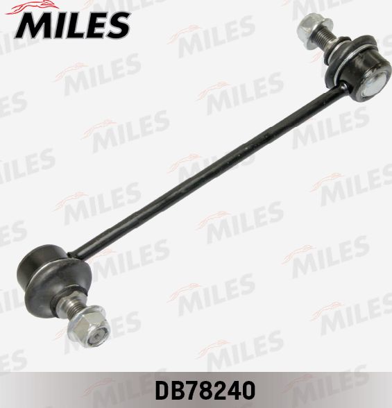 Стойка (тяга) стабилизатора Miles передняя левая для Kia Soul I 2009-2014. Артикул DB78240