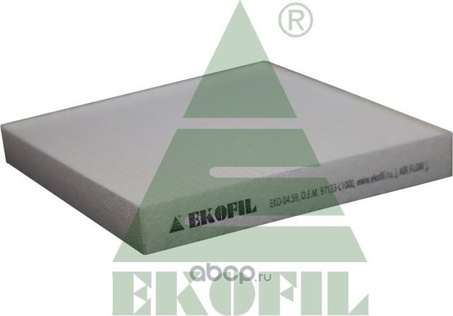 Фильтр воздушный салона HYUNDAI Sonata (19-) EKOFIL Ekofil. Артикул EKO-04.59