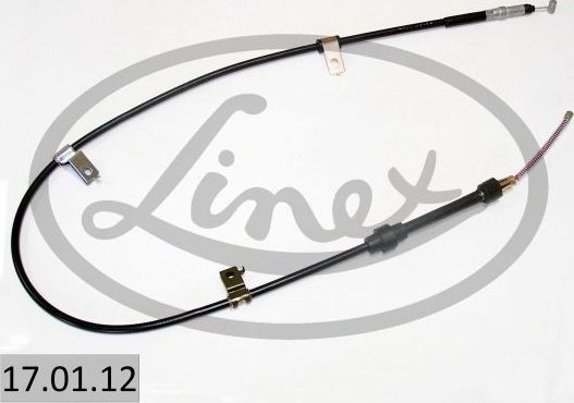 Трос ручника (тросик ручного тормоза) Linex. Артикул 17.01.12