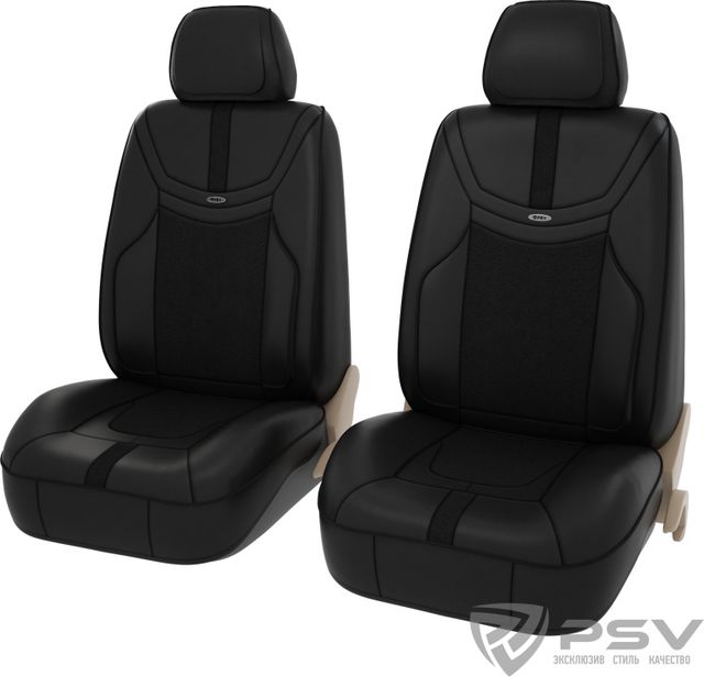 Чехлы универсальные формованные PSV PREMIUM Reform 2 FRONT на сидения, цвет Черный. Артикул 131862