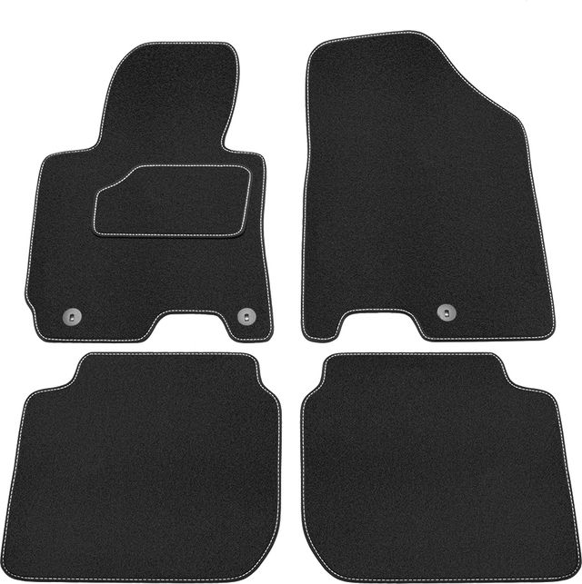 Коврики Rezkon ворсовые Стандарт для салона Kia Cerato III 2013-2018. Артикул 2021010200