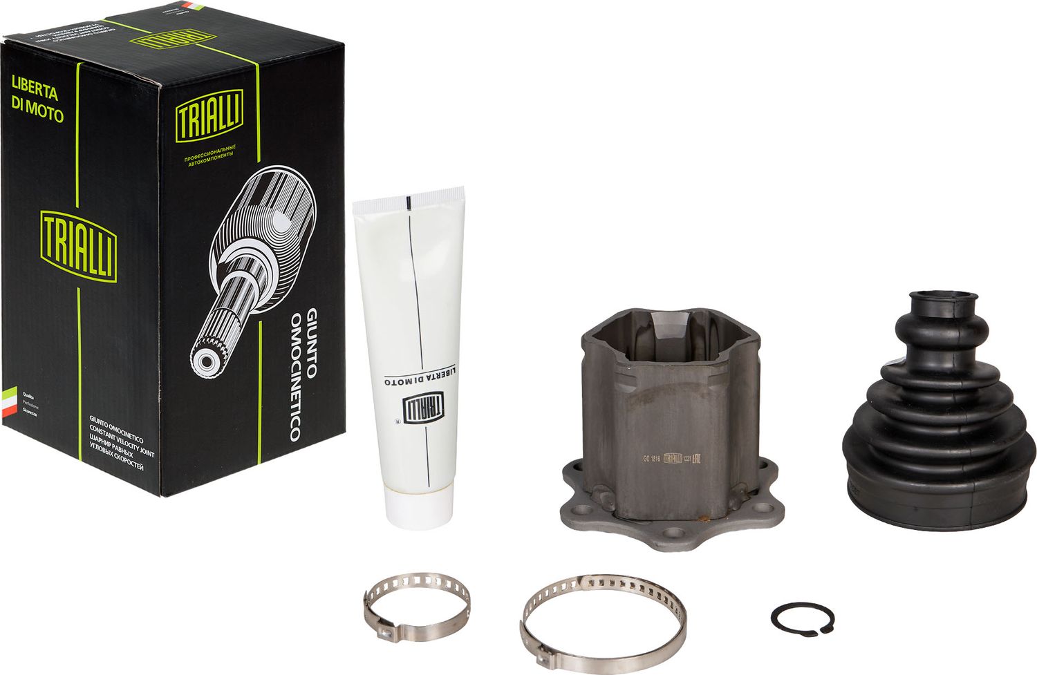 Шрус внутренний (граната) Trialli передний правый для Volkswagen Caddy III 2004-2015. Артикул GO 1816