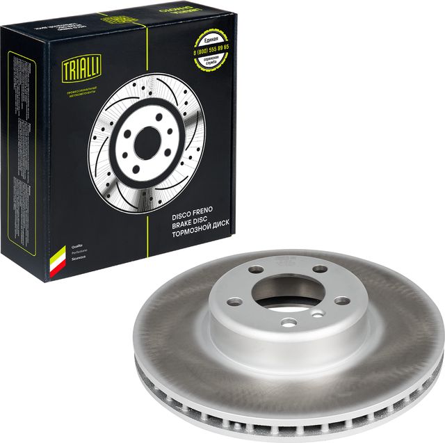Тормозной диск Trialli передний для BMW 3 VI (F3x) 2011-2026. Артикул DF 190427