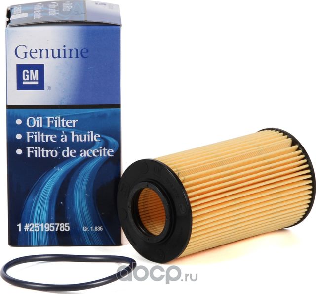 Масляный фильтр General Motors для Chevrolet Tracker III (Trax) 2012-2026. Артикул 25195785