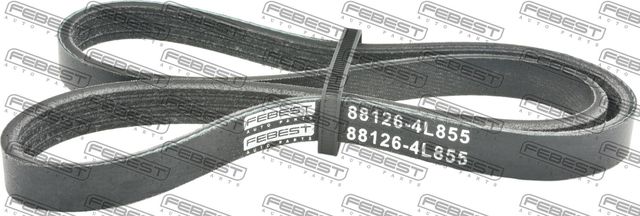 Приводной ремень поликлиновой Febest для Subaru Impreza I 1992-1995. Артикул 88126-4L855