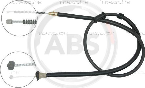 Трос ручника (тросик ручного тормоза) ABS. Артикул K18217