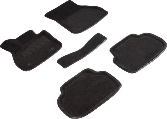 Коврики 3D Seintex для салона BMW 2 F44 2019-2026 ЧЕРНЫЕ. Артикул 95046