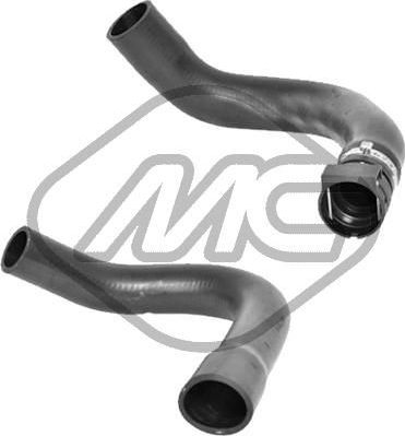 Патрубок радиатора (системы охлаждения) Metalcaucho верхний для Citroen Jumper II 2006-2026. Артикул 09507