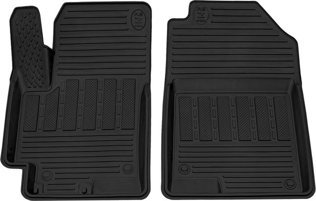 Коврики Rezkon резиновые передние для салона Kia Rio IV 2017-2026. Артикул 1521020300