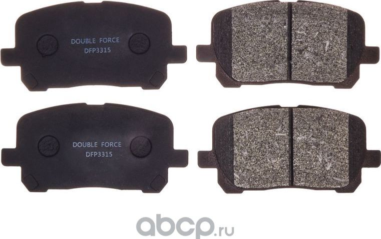 Колодки тормозные дисковые (Double Force) Double Force. Артикул DFP3315