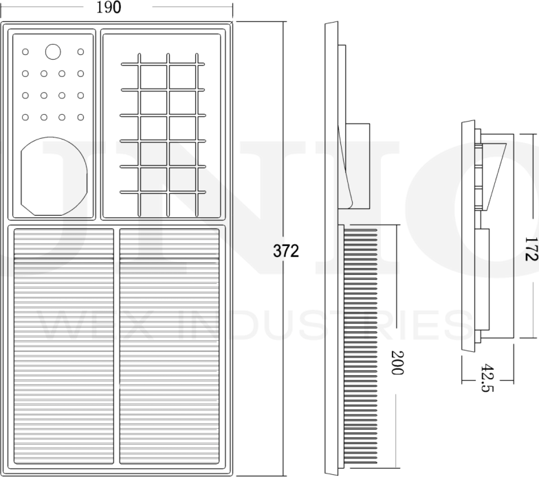 Фильтр воздушный (Unio). Артикул FLT-10151