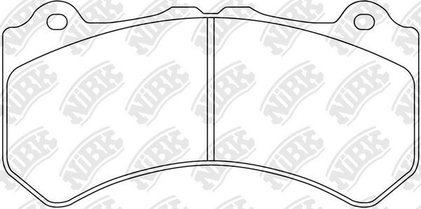 Тормозные колодки NiBK передние для Cadillac CTS II 2008-2014. Артикул PN0801