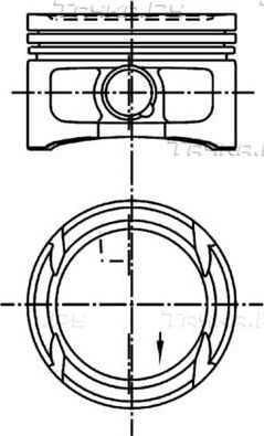 Поршень Kolbenschmidt для Volkswagen Lupo 1998-2005. Артикул 99562620