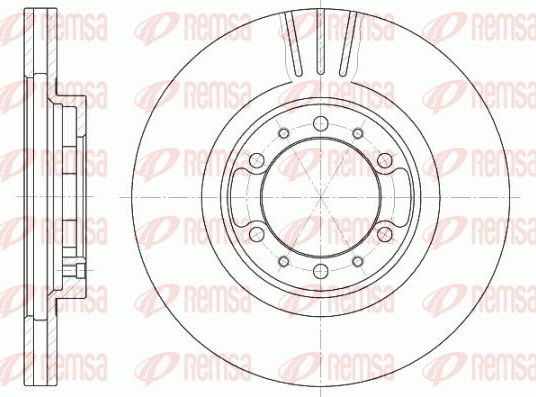 Тормозной диск Remsa. Артикул 6462.10