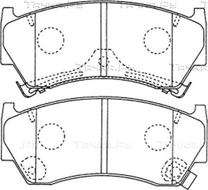 Тормозные колодки FIT передние для Suzuki Baleno I 1995-2002. Артикул FP0668