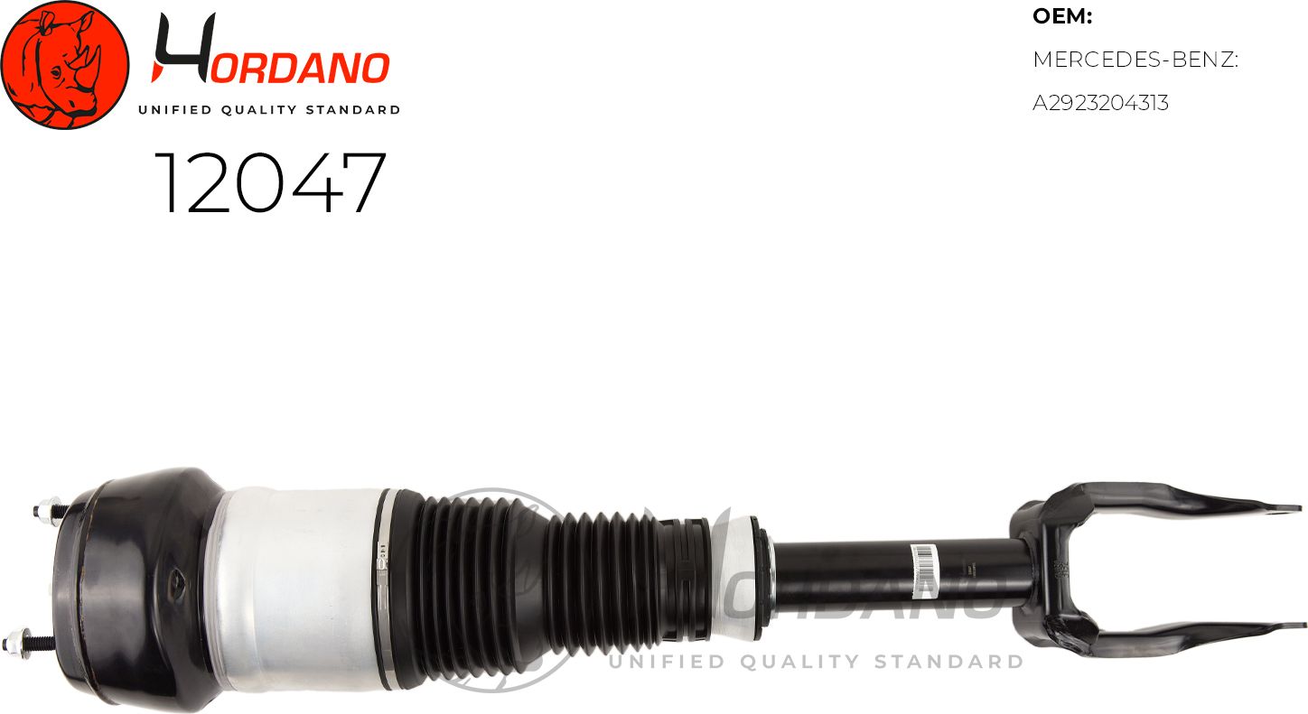 Пневматический амортизатор (Hordano). Артикул 12047