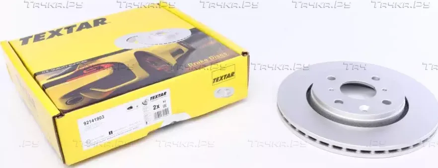 Тормозной диск Textar Pro передний для Peugeot 107 I 2005-2014. Артикул 92141903