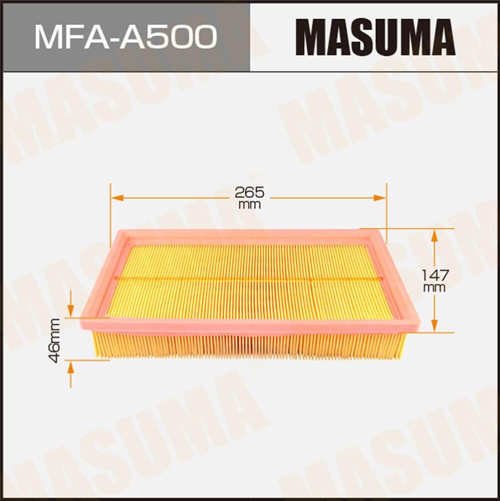 Воздушный фильтр Masuma. Артикул MFA-A500