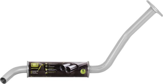 Глушитель Trialli для ВАЗ 2107 1994-2012. Артикул EAM 0125