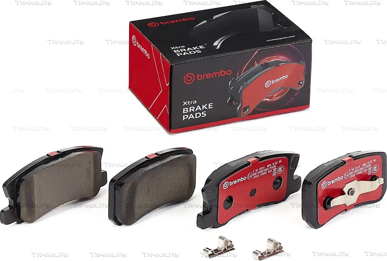 Тормозные колодки Brembo XTRA LINE для Dodge Caliber I 2006-2013. Артикул P 54 031X