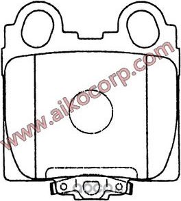 Колодки тормозные (Aiko). Артикул PF1421