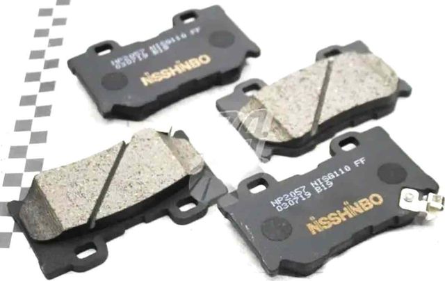 Тормозные колодки Nisshinbo задние для Infiniti QX70 2013-2017. Артикул NP2057