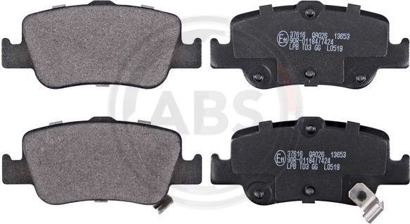Тормозные колодки ABS. Артикул 37616