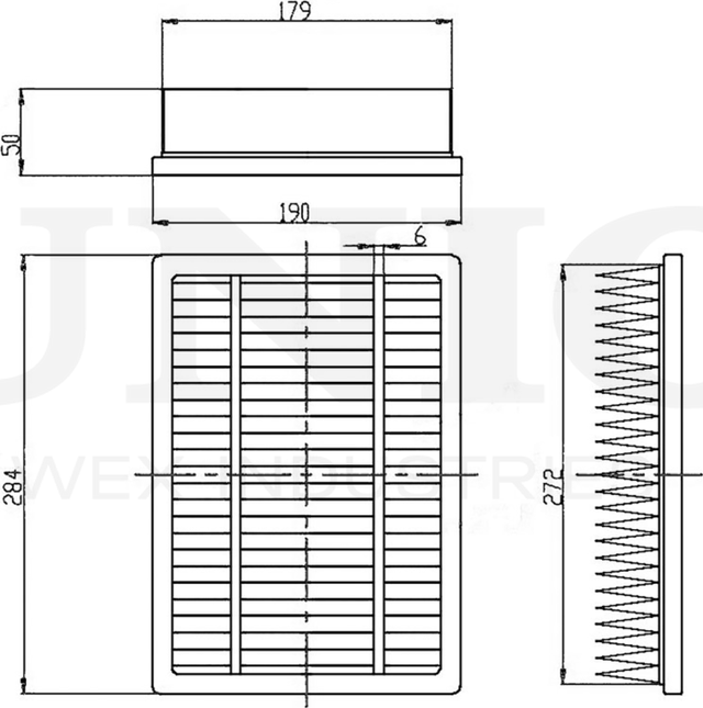 Фильтр воздушный (Unio). Артикул FLT-10150