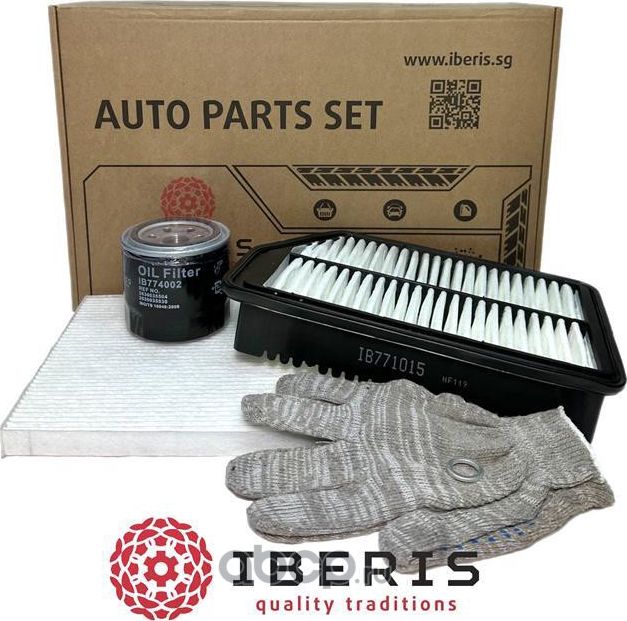 КОМПЛЕКТ ФИЛЬТРОВ KIA CEED (JD)(1.4, 1.6 БЕНЗИН), HYUNDAI I30 (GD)(1.4, 1.6 БЕНЗИН), HYUNDAI ELANTRA (MD)(1.6, 1.8 БЕНЗИН) (Iberis). Артикул IB770030KIT 