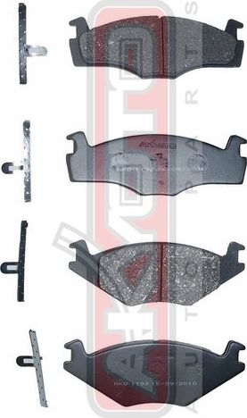 Тормозные колодки Akyoto Packing AKYOTO передние для Volkswagen Polo III 1995-2001. Артикул AKD-1192