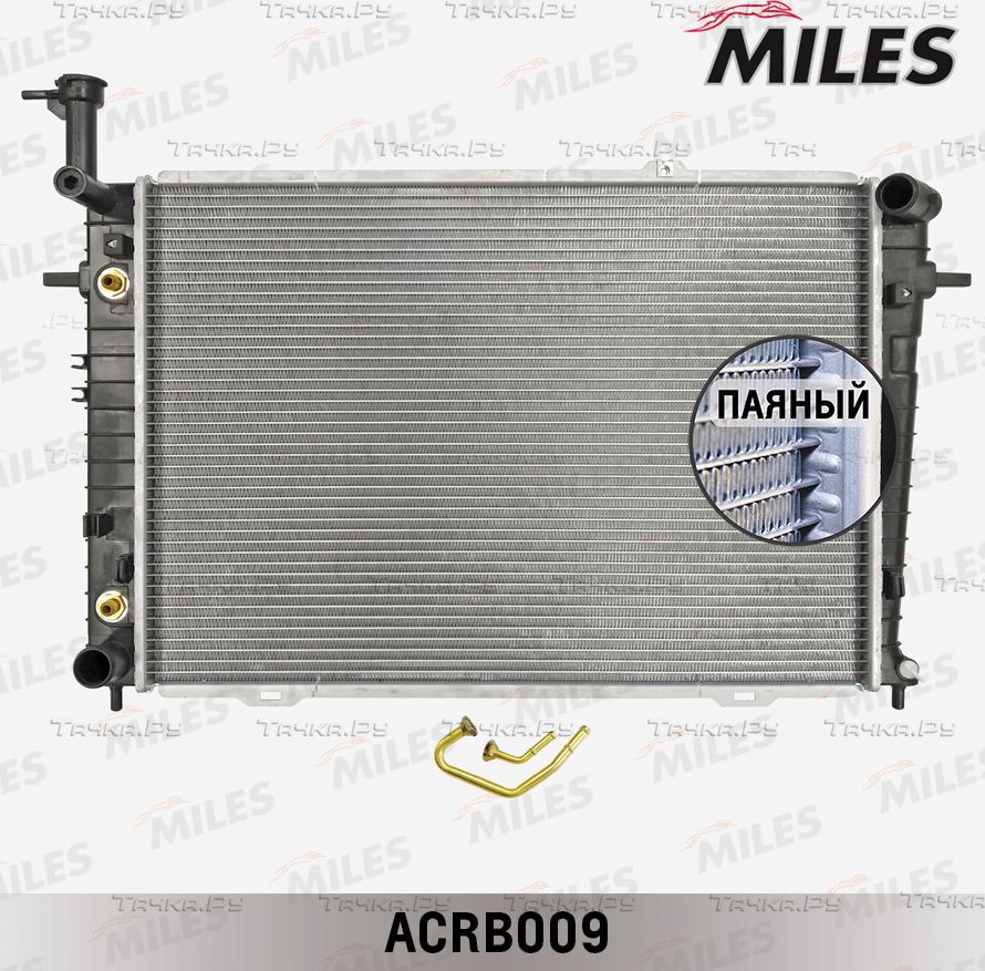 Радиатор охлаждения двигателя Miles для Hyundai Tucson I 2004-2010. Артикул ACRB009