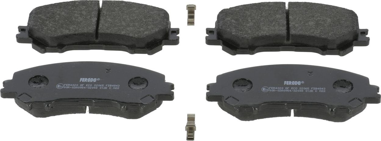 Тормозные колодки Ferodo Premier Eco Friction. Артикул FDB4843