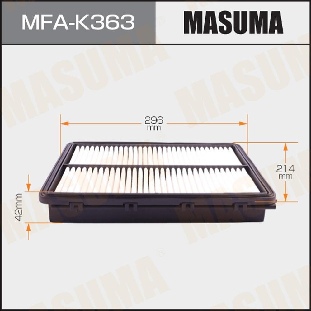Воздушный фильтр Masuma. Артикул MFA-K363