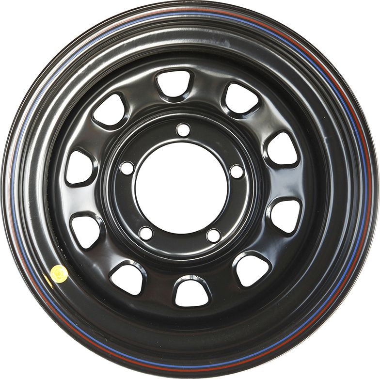 Колёсный диск OFF-ROAD Wheels усиленный стальной черный 5x139,7 8xR15 d110 ET-19 для УАЗ Буханка 1958-2026. Артикул 1580-53910BL-19A07