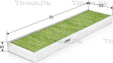 Салонный фильтр  Tecneco Filters для MINI Coupe R58 2010-2015. Артикул CKA4436