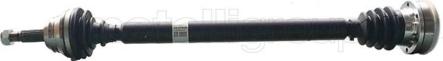 Полуось (привод в сборе, приводной вал) Metelli передняя правая для Volkswagen Passat B3 1988-1997. Артикул 17-0124