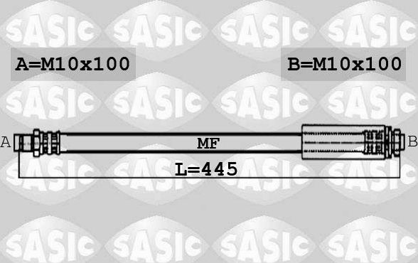 Тормозной шланг Sasic. Артикул 6606031