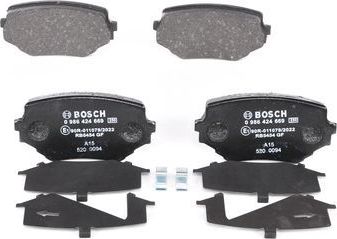 Тормозные колодки Bosch. Артикул 0 986 424 669